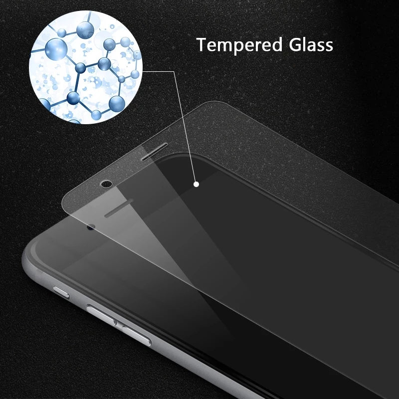 2/4PCS Screen Protector for 16 Tempered Glass for 16 plus 16 Pro Max Full Glue Cover Protector Glass for 16